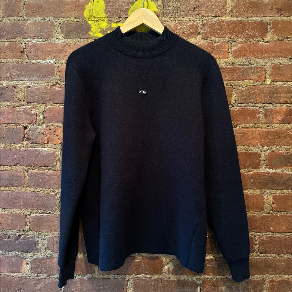 Kith Mock Neck Sweater - Black